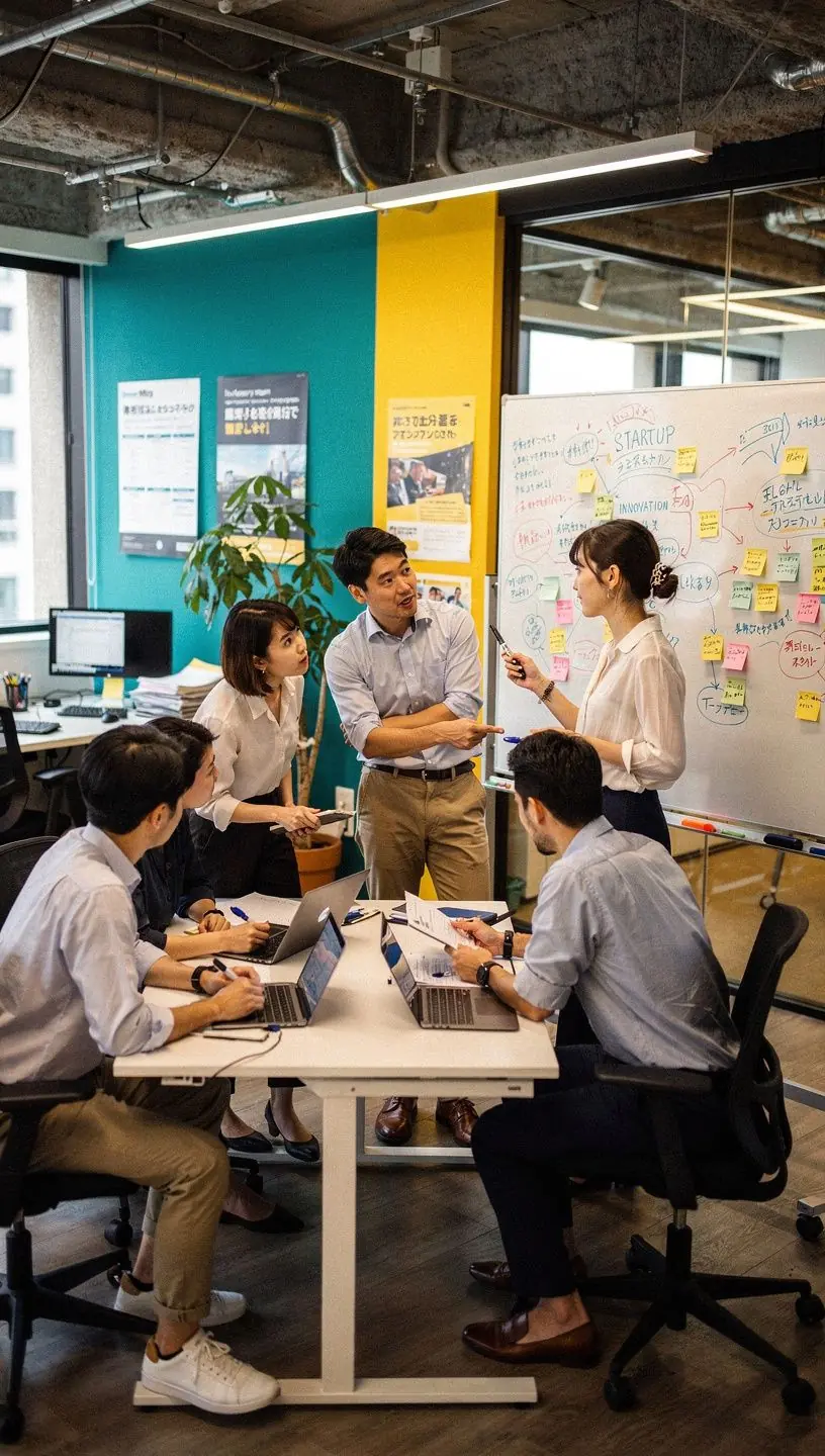 Modern office environment